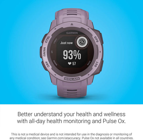 Garmin Instinct Solar, Rugged Outdoor Smartwatch with Solar Charging Capabilities, Built-in Sports Apps and Health Monitoring
