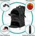 WOLT | Basketball Backpack Large Sports Bag with Separate Ball holder & Shoes compartment, Best for Basketball, Soccer, Volleyball, Swim, Gym, Travel
