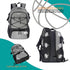 WOLT | Basketball Backpack Large Sports Bag with Separate Ball holder & Shoes compartment, Best for Basketball, Soccer, Volleyball, Swim, Gym, Travel