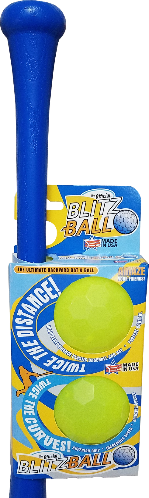 Blitzball Plastic Bat And Ball Combo Set (2 Balls)