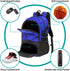 WOLT | Basketball Backpack Large Sports Bag with Separate Ball holder & Shoes compartment, Best for Basketball, Soccer, Volleyball, Swim, Gym, Travel