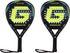 GRANDCOW Tennis Paddle Racket Padel Carbon Fiber Surface with EVA Memory Flex Foam Core