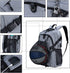 Widfre Basketball Backpack with USB Charging Port, Durable Men's Laptop Backpack for Outdoor with Ball Compartment (Gray)