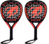 GRANDCOW Tennis Paddle Racket Padel Carbon Fiber Surface with EVA Memory Flex Foam Core