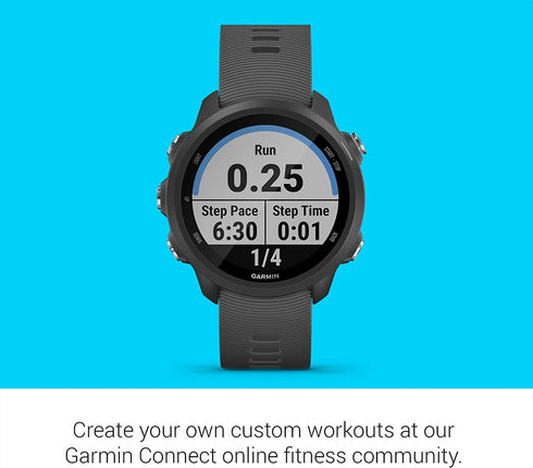 Garmin Forerunner 245 Music, GPS Running Smartwatch with Music and Advanced Dynamics, Black
