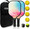 HitsX Pickleball Paddles, Graphite Pickleball Paddles Set of 2 Pickleball Racquet 4 Balls 1 Portable Bag