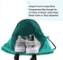 BeeGreen Drawstring Backpack Bag with Shoe Compartment String Cinch Sackpack for Unisex