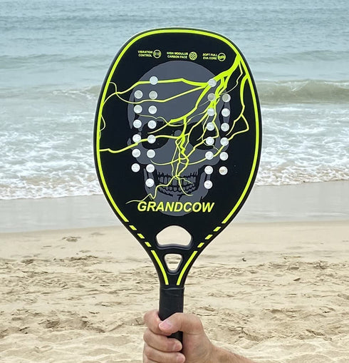 Beach Tennis Paddle Racket Racquet Carbon Frame with Soft EVA core New Model