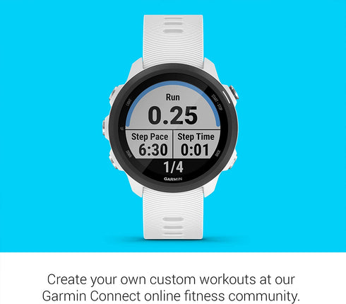 Garmin Forerunner 245 Music, GPS Running Smartwatch with Music and Advanced Dynamics, Black