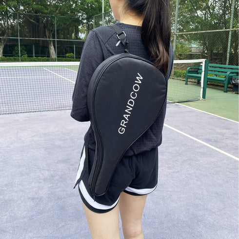 GRANDCOW Tennis Paddle Racket Padel Carbon Fiber Surface with EVA Memory Flex Foam Core