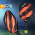 ZELUS Pickleball Paddles Set of 2, Pickleball Set with Carbon Fiber Paddles and 4 Indoor Outdoor Pickleball Balls