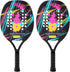 GRANDCOW Beach Tennis Paddle Racket Carbon Fiber with EVA Memory Foam Core Tennis Padel