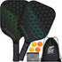 Pickleball-Set of 2, JoncAye Pickleball-Paddles Set with 4 Balls, Paddle Bag, Ball Bag, Ball Retriever