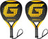 GRANDCOW Tennis Paddle Racket Padel Carbon Fiber Surface with EVA Memory Flex Foam Core