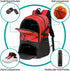 WOLT | Basketball Backpack Large Sports Bag with Separate Ball holder & Shoes compartment, Best for Basketball, Soccer, Volleyball, Swim, Gym, Travel