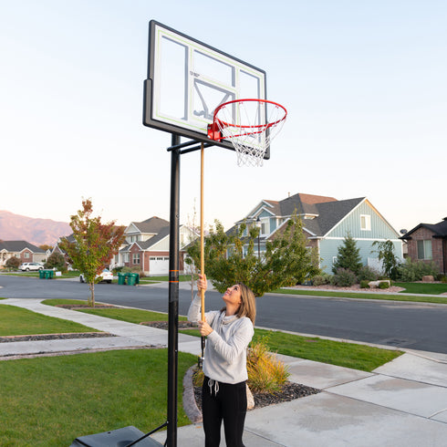 Lifetime 46in Adjustable Portable Basketball Hoop, 90584