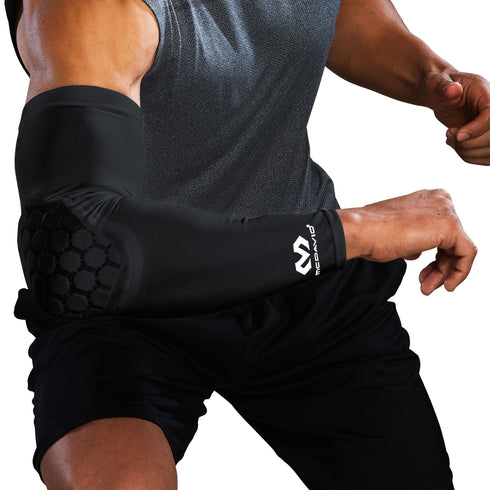 McDavid Arm HEX Tech Padded Shooter Basketball Sleeve Black, Small/Medium