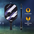 ZELUS Pickleball Paddles Set of 2, Pickleball Set with Carbon Fiber Paddles and 4 Indoor Outdoor Pickleball Balls