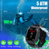 Military 100M Waterproof Rugged Tactical Smart Watch Fitness Tracker Watch with Heart Rate Sleep Monitor Pedometer Smartwatch NO BLUETOOTH CALLING