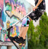 SKATEWIZ Skateboard Protective Gear Set Elbow Pads Roller Derby and Knee Pads Skating