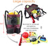 BeeGreen Beach Bag Folding Into Pouch Boxing Equipment Mesh Backpack Drawstring Backpack for Kids Swimming Pool Sports