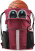 BeeGreen Drawstring Backpack Bag with Shoe Compartment String Cinch Sackpack for Unisex