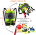 BeeGreen Beach Bag Folding Into Pouch Boxing Equipment Mesh Backpack Drawstring Backpack for Kids Swimming Pool Sports