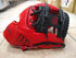WILSON A2000 Baseball RHT Infield Glove Series - Exclusive Edition (11.5 Inches, Red/Black)