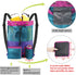BeeGreen Beach Bag Folding Into Pouch Boxing Equipment Mesh Backpack Drawstring Backpack for Kids Swimming Pool Sports