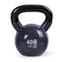 GoFit Classic Vinyl Coated Kettlebell with DVD and Training Manual 35lb - Green