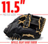 Franklin Sports ProFlex Baseball Softball Glove - Baseball + Fastpitch Softball Outfield Mitt - Left Handed Throw