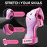 SKATEWIZ Skateboard Protective Gear Set Elbow Pads Roller Derby and Knee Pads Skating