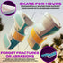 SKATEWIZ Skateboard Pads Adult [6pc] Shield Elbow Pads and Wrist Guards Protective Gear