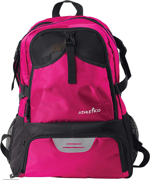 Athletico National Soccer Bag - Backpack for Soccer, Basketball & Football Includes Separate Cleat and Ball Holder
