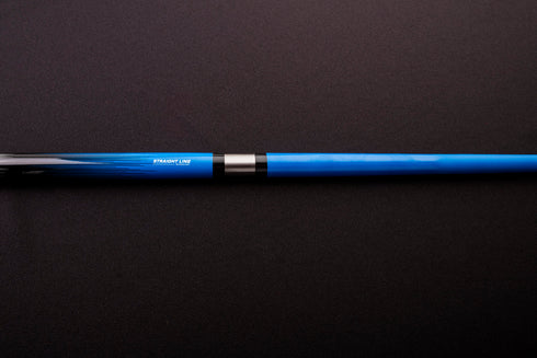 Mizerak 58" Deluxe Composite Neon Fade 2-Piece Billiards Cue - Blue