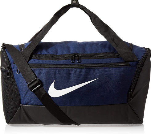 Nike Brasilia Small Duffel-9.0, Black/Black/White, One Size