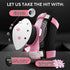 SKATEWIZ Skateboard Protective Gear Set Elbow Pads Roller Derby and Knee Pads Skating