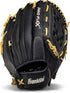Franklin Sports ProFlex Baseball Softball Glove - Baseball + Fastpitch Softball Outfield Mitt - Left Handed Throw