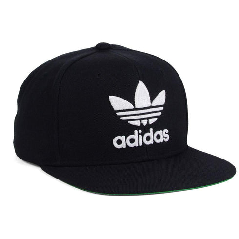Adidas Originals Trefoil Chain Adjustable Hat - Black/White - OSFA
