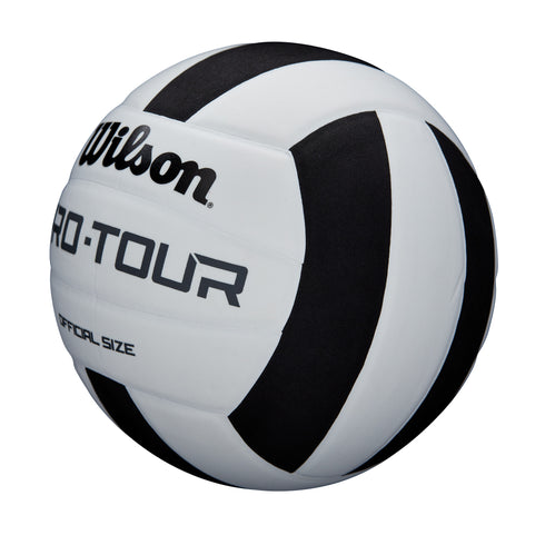 Wilson Pro Tour Indoor Volleyball, Black/White