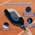 PHYSIZZ Pickleball Paddles Set of 2, Lightweight Graphite Surface Honeycomb Core Pickleball Rackets with 4 Pickleball Balls