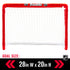Franklin Sports Knee Hockey Goal Set of 2 - Mini Hockey Set for Kids - Player and Goalie Sticks Included