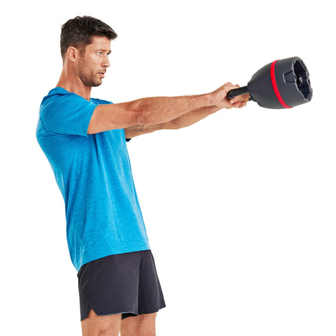 Bowflex SelectTech 840 Adjustable Kettlebell, Single, Weight Selection Dial, Adjusts 8 to 40 lb, 6 Weight Settings, 1-Year JRNY Membership Included