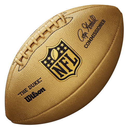 Wilson NFL Duke Replica Football, Metallic Edition