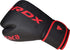 RDX Kids Boxing Gloves Sparring, KARA Patent Training Mitt, MMA, Red,6oz