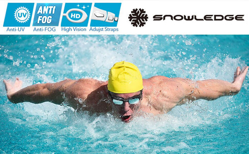 Swim Goggle, Professional Anti Fog UV Protection No Leaking Lens, Comfortable Wearing Waterproof Swimming Goggle, Suitable for Adults, Men, Women