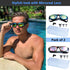 EverSport 2pack Swimming Goggles for Adult Comfortable Daily Swim Glasses with Mirrored Anti-Fog lens No Leak Water