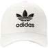 Adidas White Icon Precurve Adjustable Snapback Hat - OSFA