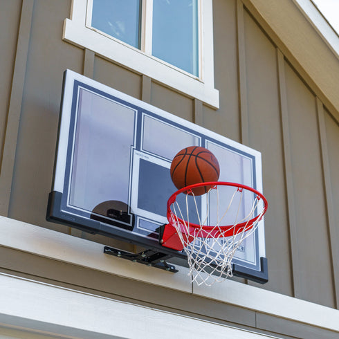 Lifetime 54 In. Shatterproof Backboard and Rim Basketball Combo, 71526