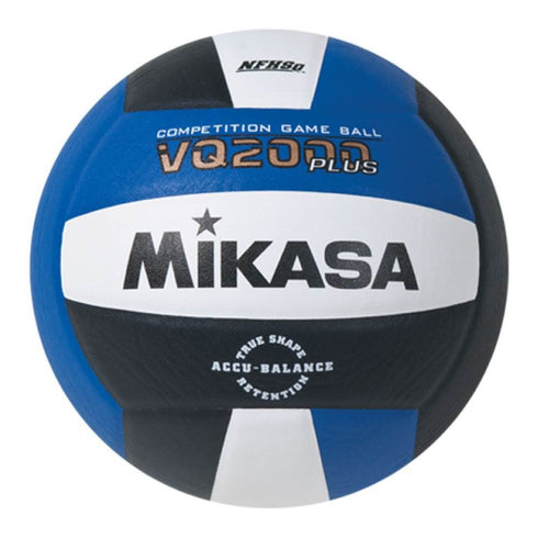 Mikasa VQ2000 Micro-Cell Indoor Volleyball, Royal/Black/White